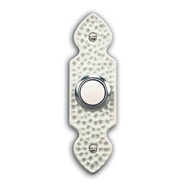 Defenseguard Wired Push Button Doorbell - White Finish DE2669772 - main